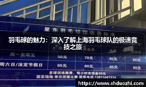 羽毛球的魅力：深入了解上海羽毛球队的极速竞技之旅